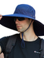 baratos Chapéu para Homem-Homens Chapéu de balde Chapéu de sol chapéu de pesca chapéu Boonie Chapéu de Trilha Azul Marinha Caqui Algodão Roupa de rua à moda Casual Ao ar livre Diário Para Noite Tecido Proteção Solar UV Filtro