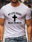 cheap Men&#039;s Casual T-shirts-Men&#039;s T shirt Tee Shirt Summer Short Sleeve Graphic Patterned Happy Easter Hot Stamping Plus Size Round Neck Daily Vacation Print Clothing Clothes Casual Fashion Vintage Sillver Gray Black / White