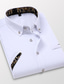 Χαμηλού Κόστους Επίσημα πουκάμισα-Ανδρικά Πουκάμισο Επίσημο Πουκάμισο Καλοκαιρινό πουκάμισο Συμπαγές Χρώμα Μονόχρωμο Κουμπωτός γιακάς Μαύρο Λευκό Ρουμπίνι Βαθυγάλαζο Βαθυγάλαζο Άλλες εκτυπώσεις Δουλειά Καθημερινά Κοντομάνικο Ρούχα