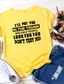 Χαμηλού Κόστους Γυναικεία T-Shirts-Γυναικεία Μπλουζάκι Υψηλής Ποιότητας Καλοκαίρι Καυτή σφράγιση Γραφική Σχέδιο Γράμμα Κοντομάνικο Στρογγυλή Λαιμόκοψη Καθημερινά Στάμπα Ρούχα Ρούχα Υψηλής Ποιότητας Βασικό