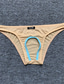 levne Pánské spodní prádlo-Pánské Děrování Slipy Lehce elastické Nízký pas Světle modrá M