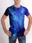 cheap Men&#039;s 3D T-shirts-Men&#039;s T shirt Tee Tee Designer Basic Casual Summer Short Sleeve Black And White Blue Red Galaxy Graphic Print Plus Size Round Neck Casual Daily Print Clothing Clothes Designer Basic Casual