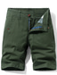 ieftine Pantaloni Scurți Cargo-Bărbați Pantaloni Scurți Cargo Pantaloni Scurți Buzunar Culoare solidă Confort Respirabil Lungimea genunchiului Casual Zilnic 100% Bumbac Modă Șic Stradă Negru Verde Militar