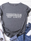 levne Dámská trička-podceňujte mě, že to bude legrace vtipné tričko dámské inspirativní ležérní tričko s potiskem (tmavě šedé, m)