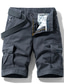 billiga Cargo-shorts-Herr Cargo-shorts Shorts Cargo-shorts Shorts Solid färg ArmyGreen Kaki Ljusgrå 31 32 34