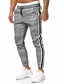 cheap Sweatpants-Men&#039;s Pants Patchwork Chino Casual Daily Micro-elastic Print Mid Waist 3D Print Gray S M L