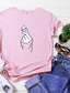 お買い得  レディースＴシャツ-女性用 Tシャツ デザイナー 夏 熱間鍛造 ハート デザイン 半袖 ラウンドネック 日常 プリント 服装 デザイナー ベーシック グリーン ピンク イエロー