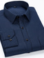 cheap Dress Shirts-Men&#039;s Shirt Dress Shirt Curve Graphic Prints Plus Size Collar Button Down Collar Party Casual Button-Down Long Sleeve Regular Fit Tops Business Basic Formal Blue Purple Royal Blue