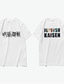 preiswerte Männer Grafik Tshirt-Inspiriert von Jujutsu Kaisen Yuji Itadori Cosplay Kostüm T-Shirt-Ärmel Polyester / Baumwollmischung Grafik-Drucke Print Harajuku Grafik T-shirt Für Damen / Herren