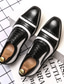 voordelige Hereninstappers &amp; loafers-Voor heren Oxfords Bullock Shoes Bullock-schoenen Vintage Zakelijk Klassiek Dagelijks Feesten &amp; Uitgaan Wandelen Lakleer Leer Ademend Met de hand gemaakt Non-uitglijden Korte laarsjes / Enkellaarsjes