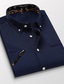 cheap Dress Shirts-Men&#039;s Shirt Dress Shirt Summer Shirt Solid Color Solid Colored Button Down Collar Black White Red Navy Blue Royal Blue Other Prints Work Daily Short Sleeve Clothing Apparel Business Basic