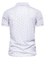 baratos polo clássico-Homens Camiseta Polo Camisa de golfe Camisa de tênis Gráfico Colarinho Colarinho Clássico Casual Diário Manga Curta Blusas Simples Branco Vinho Azul Marinha