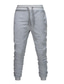 billige Joggebukser-uformelle joggebukser for menn grunnleggende joggebukser med strikk ensfarget elastisk midje med lommer bukser