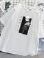 baratos Camisetas masculinas casuais-Inspirado por Jujutsu Kaisen Fantasias Traje Cosplay Japonesa/Curta 100% Poliéster Estampado Camiseta Para Mulheres / Homens