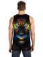 cheap Gym Tank Tops-Men&#039;s Vest Top Tank Top Shirt Designer Casual Big and Tall Summer Sleeveless Black Graphic Tiger Print Round Neck Daily Holiday Print Clothing Clothes Designer Casual Big and Tall
