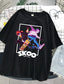 billiga 3d hoodies för män-Inspirerad av SK8 The Infinity Cosplay Cosplay-kostym T-shirt Polyester / bomullsblandning Tryck Harajuku Grafisk Söt T-shirt Till Dam / Herr
