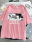 billige 3d-hettegensere for menn-Inspirert av Kakegurui Cosplay Cosplay kostyme T-skjorte Polyester / bomullsblanding Trykt mønster T-Trøye Til Dame / Herre