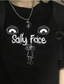 abordables T-shirts décontractés pour hommes-Inspiré par Visage de Sally Cosplay Costume de Cosplay Manches Ajustées 100 % Polyester Imprimé Tee-shirt Pour Femme / Homme