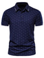 cheap Classic Polo-Men&#039;s Collar Polo Shirt Golf Shirt Tennis Shirt Simple Short Sleeve Wine Navy Blue White Graphic Collar Classic Collar Casual Daily Clothing Clothes Simple