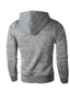cheap Basic Hoodie Sweatshirts-Men&#039;s Hoodie Sweatshirt Streetwear Casual Color Block Light gray Dark Gray non-printing Hooded Daily Going out Weekend Long Sleeve Clothing Clothes Regular Fit