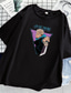 halpa Miesten vapaa-ajan T-paidat-Innoittamana Jujutsu Kaisen Cosplay Cosplay-Asut T-paita 100% polyesteri Painettu T-paita Käyttötarkoitus Naisten / Miesten