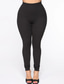ieftine Leggings-Pentru femei Yoga Jambiere Talie elastică Lungime totală Pantaloni Sfârșit de săptămână Yoga Strech Simplu Confort Respirabil Talie Înaltă Negru Mov Roz Îmbujorat Roșu Vin Gri L XL XXL
