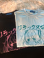 baratos Camisetas masculinas casuais-Inspirado por Punk Fantasias Traje Cosplay Japonesa/Curta 100% Poliéster Estampado Camiseta Para Mulheres / Homens
