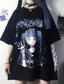 baratos T-shirt Homem estampado gráfico-Inspirado por Letra Fantasias Traje Cosplay Japonesa/Curta 100% Poliéster Imprimir Camiseta Para Homens / Mulheres