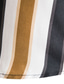 Недорогие Рубашка мужская с принтом-мужская рубашка в полоску с отложным воротником повседневные повседневные топы с короткими рукавами на пуговицах хлопок повседневная мода дышащий удобный белый