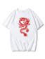 رخيصةأون قمصان رجالية عادية-مستوحاة من تنين الكوسبلاي زي تأثيري تي شيرت 100 ٪ بوليستر طباعة T-skjorte من أجل نسائي / رجالي