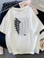 abordables Camisetas casuales de hombre-Inspirado por Ataque en Titan Cosplay Traje de cosplay T-Shirt 100% Poliéster Estampado Camiseta Para Mujer / Hombre