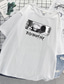 baratos Camisetas masculinas casuais-Inspirado por Jujutsu Kaisen Fantasias Traje Cosplay Japonesa/Curta 100% Poliéster Estampado Camiseta Para Mulheres / Homens