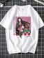 baratos T-shirt Homem estampado gráfico-Inspirado por Matador de demônios Fantasias Traje Cosplay Japonesa/Curta Combinação Poliéster / Algodão Estampado Camiseta Para Mulheres / Homens