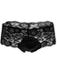 cheap Men&#039;s Underwear-Men&#039;s Normal Lace Floral Briefs Underwear Stretchy 1 PC Super Sexy Panties For Men Black Red M