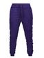 cheap Sweatpants-Men&#039;s Sweatpants Pants Trousers Pure Color Simple Sweatpants Micro-elastic Letter Black Blue Purple S M L
