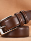 cheap Men&#039;s Belt-Men&#039;s Belt Black Blue Light Brown Brown Solid Colored Party Work