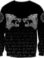 cheap Graphic Hoodies-Men&#039;s Sweatshirt Pullover Sweatshirt Print Designer Basic Big and Tall Graphic Graphic Prints Animal Print Plus Size Round Neck Casual Daily Holiday Long Sleeve Clothing Clothes Regular Fit 1 2 3 4 5