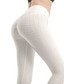 abordables Leggings y mallas de yoga-Mujer Alta cintura Pantalones de yoga Scrunch Butt Levantamiento de trasero fruncido Medias / Mallas Largas Polainas Prendas de abajo Control de barriga Levantamiento de tope Estiramiento de 4 maneras