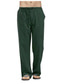 economico pantaloni di lino-pantaloni harlem da uomo harem pantaloni casual larghi dritti tinta unita colore puro blu grigio kaki verde verde scuro