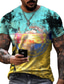 cheap Men&#039;s Graphic Tshirts-Men&#039;s Shirt T shirt Tee Tee Round Neck Designer Casual Big and Tall Summer Short Sleeve Light Yellow Red / White Green Blue Purple Yellow Graphic Poker Print Plus Size Round Neck Daily Holiday