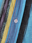 preiswerte Hawaiihemden-Herren Hemd Hawaiihemd Sommerhemd Graphic Gestreift Hawaiian Aloha Design Kragen Blau Rot Gelb Blau + grün Outdoor Strasse Kurzarm Button-Down Bekleidung Hawaiianisch Designer Brautkleider schlicht