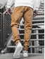 Χαμηλού Κόστους Στρατιωτικά παντελόνια-Ανδρικά Παντελόνια με τσέπες Τζόγκκερ Παντελόνια Πλατύ παντελόνι ανάπαυσης Casual παντελόνι Τσέπη με φερμουάρ Πολλαπλή τσέπη Μονόχρωμο Άνεση Αναπνέει Καθημερινά Streetwear Μοντέρνα Στυλάτο Μαύρο Κρασί