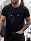 Χαμηλού Κόστους Ανδρικά 3D T-shirts-Ανδρικά Πουκάμισο Μπλουζάκι Κοντομάνικα Γραφική Ζώο Στρογγυλή Ψηλή Λαιμόκοψη Μαύρο Κίτρινο Θαλασσί Βυσσινί Καφέ 3D εκτύπωση Μεγάλα Μεγέθη Causal Καθημερινά Κοντομάνικο Ρούχα