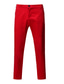 ieftine Pantaloni Chinos-Bărbați Costume chinez Pantaloni Drept Buzunar Culoare solidă Respirabil Lungime totală Oficial Afaceri Casual Amestec Bumbac Chino Galben Kaki Micro-elastic