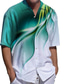Χαμηλού Κόστους Ανδρικά πουκάμισα με στάμπα-Ανδρικά Πουκάμισο Καλοκαιρινό πουκάμισο Κοντομάνικα Γραφική Γραφικά Σχέδια Γιακάς Απορρίπτω Μαύρο Θαλασσί Βυσσινί Πράσινο του τριφυλλιού Γκρίζο Στάμπα Μεγάλα Μεγέθη ΕΞΩΤΕΡΙΚΟΥ ΧΩΡΟΥ Causal Κοντομάνικο