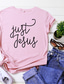 billige T-skjorter til kvinner-kvinner jesus grafiske t-skjorter dameklær svart xx-large