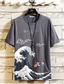 abordables Camisetas gráficas de hombre-Inspirado por Cosplay Cosplay Traje de cosplay T-Shirt Mezcla de Poliéster y Algodón Estampado Camiseta Para Mujer / Hombre