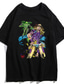 cheap Men&#039;s Casual T-shirts-Inspired by JoJo&#039;s Bizarre Adventure JOJO Anime Cartoon Polyester / Cotton Blend Print Harajuku Graphic Kawaii T-shirt For Men&#039;s / Women&#039;s