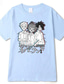billige Grafiske hettegensere-Inspirert av Det lovede Neverland Cosplay Anime Tegneserie Polyester / bomullsblanding Trykt mønster Harajuku Graphic Kawaii T skjorte Til Herre / Dame