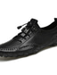 baratos Ténis para Homem-Homens Sapatos Tênis Botas de Trabalho Casual Conforto Respirável Cor Sólida Couro Primavera Verão